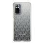 スリムプロテクションケース［ MICHAEL KORS - Signiture - Clear White ］