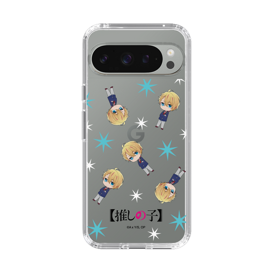 スリムプロテクションケース［ 【推しの子】 - アクア - ミニキャラ総柄 ］