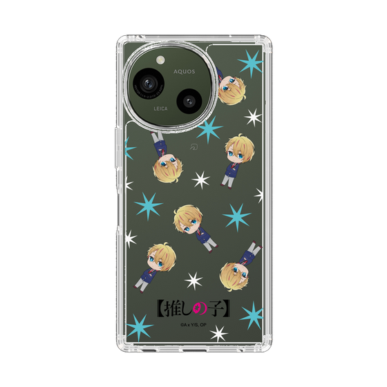 スリムプロテクションケース［ 【推しの子】 - アクア - ミニキャラ総柄 ］