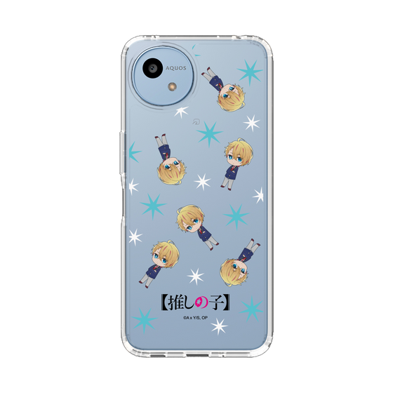 スリムプロテクションケース［ 【推しの子】 - アクア - ミニキャラ総柄 ］