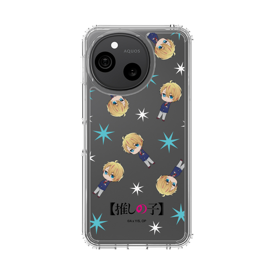 スリムプロテクションケース［ 【推しの子】 - アクア - ミニキャラ総柄 ］