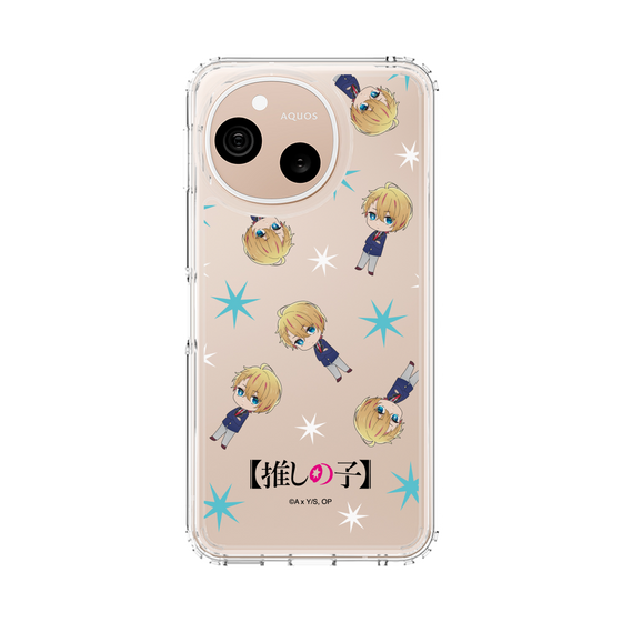 スリムプロテクションケース［ 【推しの子】 - アクア - ミニキャラ総柄 ］