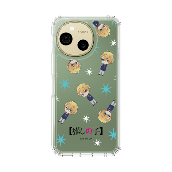 スリムプロテクションケース［ 【推しの子】 - アクア - ミニキャラ総柄 ］