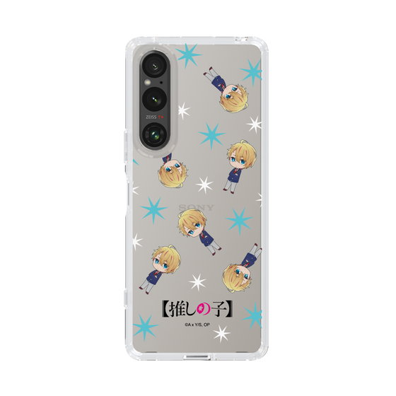 スリムプロテクションケース［ 【推しの子】 - アクア - ミニキャラ総柄 ］