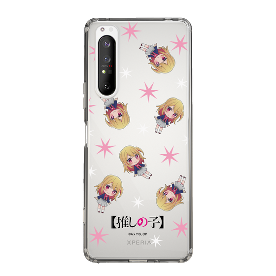 スリムプロテクションケース［ 【推しの子】 - ルビー - ミニキャラ総柄 ］