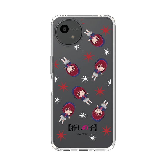 スリムプロテクションケース［ 【推しの子】 - 有馬かな - ミニキャラ総柄 ］