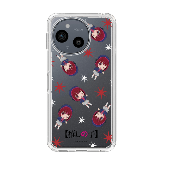 スリムプロテクションケース［ 【推しの子】 - 有馬かな - ミニキャラ総柄 ］