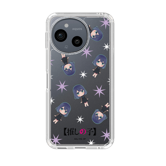 スリムプロテクションケース［ 【推しの子】 - 黒川あかね - ミニキャラ総柄 ］