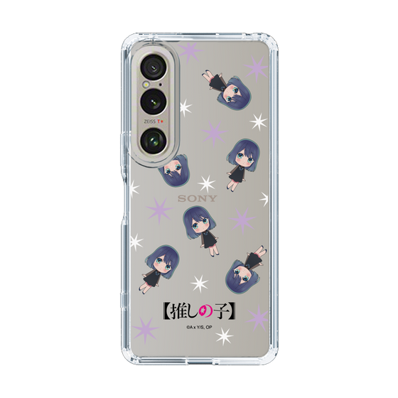 スリムプロテクションケース［ 【推しの子】 - 黒川あかね - ミニキャラ総柄 ］