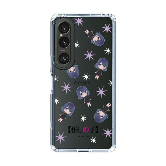 スリムプロテクションケース［ 【推しの子】 - 黒川あかね - ミニキャラ総柄 ］