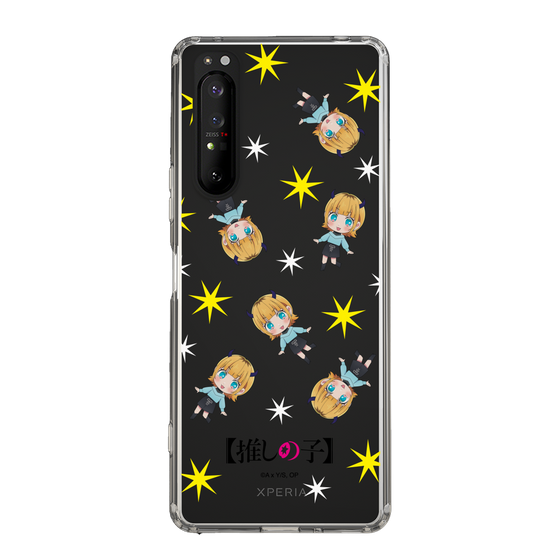 スリムプロテクションケース［ 【推しの子】 - MEMちょ - ミニキャラ総柄 ］