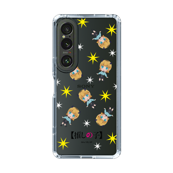 スリムプロテクションケース［ 【推しの子】 - MEMちょ - ミニキャラ総柄 ］
