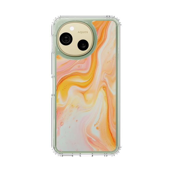 スリムプロテクションケース［ Color Rain - オリジナル - Tangerine Mist ］