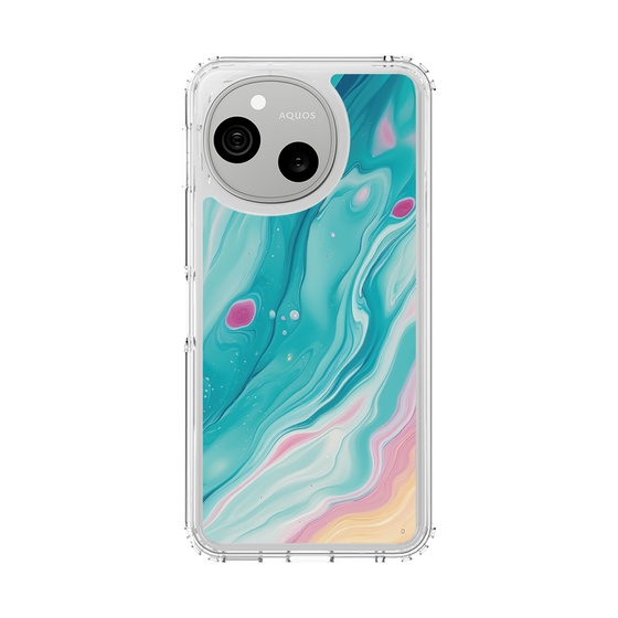 スリムプロテクションケース［ Color Rain - オリジナル - Serene Wave ］