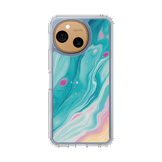 スリムプロテクションケース［ Color Rain - オリジナル - Serene Wave ］