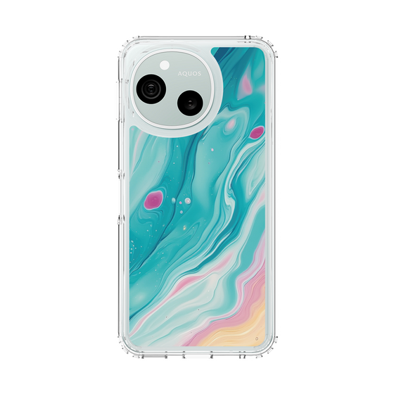 スリムプロテクションケース［ Color Rain - オリジナル - Serene Wave ］