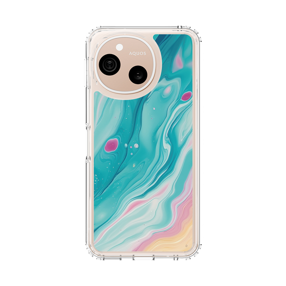 スリムプロテクションケース［ Color Rain - オリジナル - Serene Wave ］