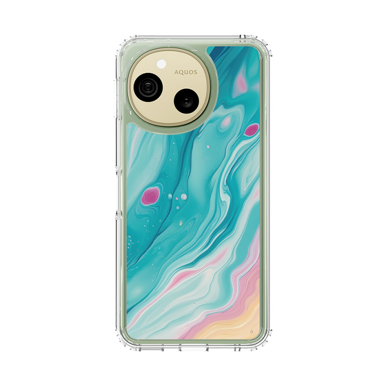 スリムプロテクションケース［ Color Rain - オリジナル - Serene Wave ］