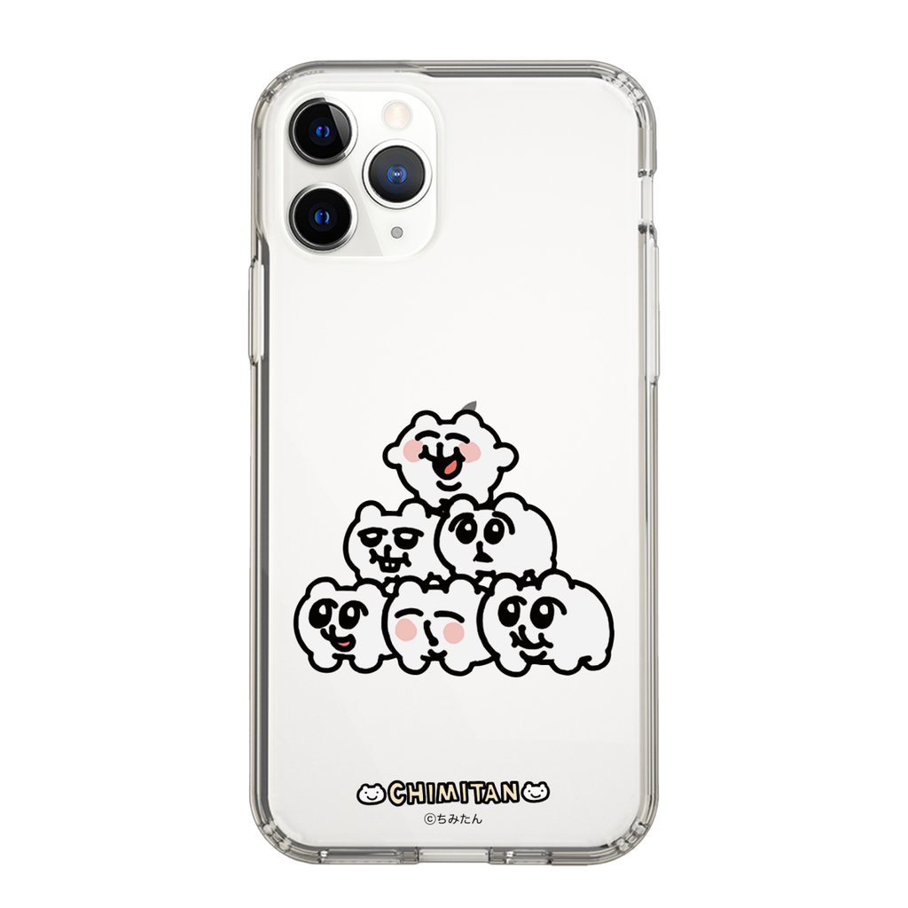 スリムプロテクションケース for Apple iPhone 11 Pro［ ちみたん - ピラミッド ］