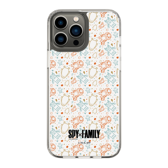 スリムプロテクションケース［ SPY×FAMILY - ぬいぐるみ - 総柄 ］
