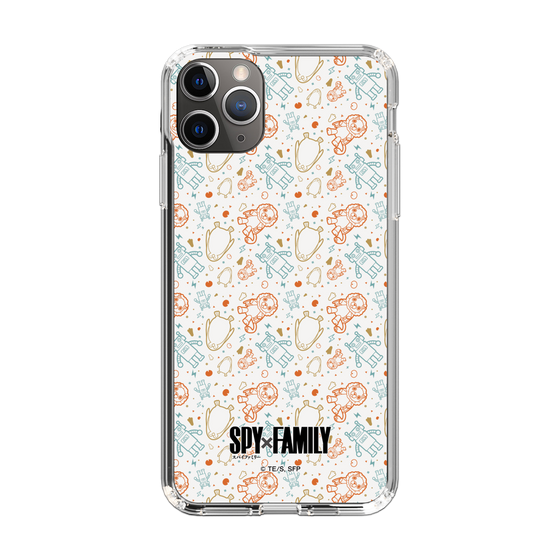 スリムプロテクションケース［ SPY×FAMILY - ぬいぐるみ - 総柄 ］