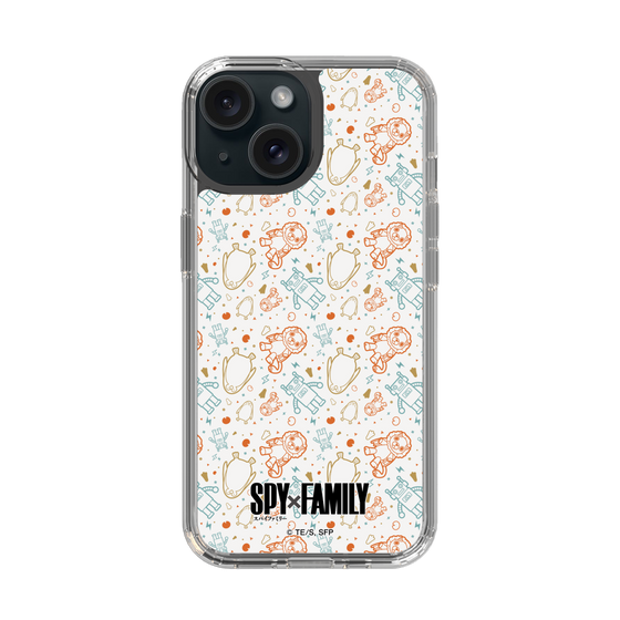 スリムプロテクションケース［ SPY×FAMILY - ぬいぐるみ - 総柄 ］
