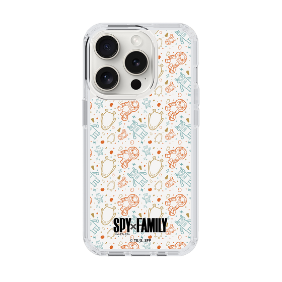 スリムプロテクションケース［ SPY×FAMILY - ぬいぐるみ - 総柄 ］