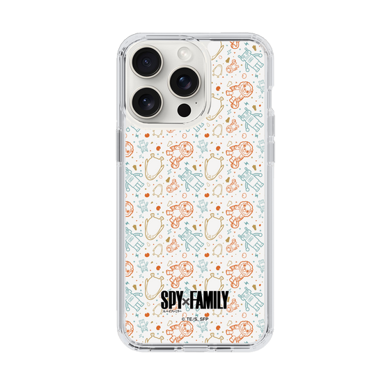 スリムプロテクションケース［ SPY×FAMILY - ぬいぐるみ - 総柄 ］