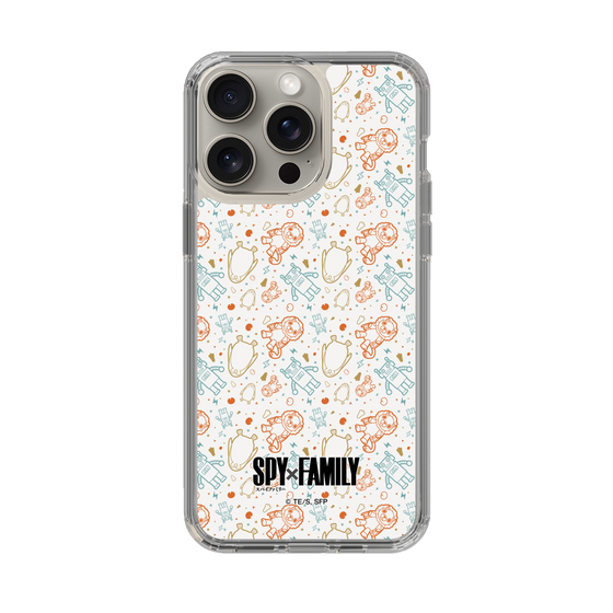 スリムプロテクションケース［ SPY×FAMILY - ぬいぐるみ - 総柄 ］