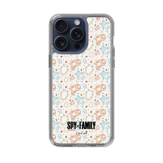 スリムプロテクションケース［ SPY×FAMILY - ぬいぐるみ - 総柄 ］