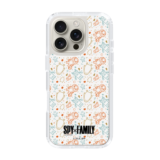 スリムプロテクションケース［ SPY×FAMILY - ぬいぐるみ - 総柄 ］