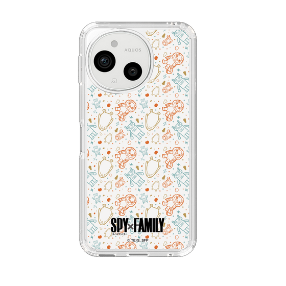 スリムプロテクションケース［ SPY×FAMILY - ぬいぐるみ - 総柄 ］