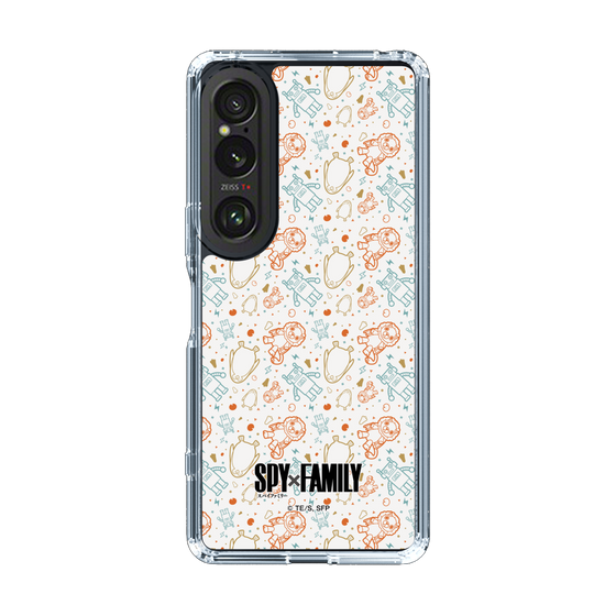 スリムプロテクションケース［ SPY×FAMILY - ぬいぐるみ - 総柄 ］
