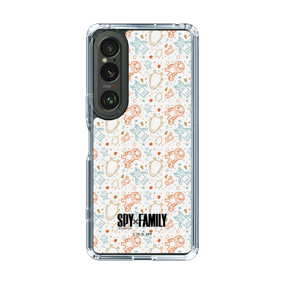 スリムプロテクションケース［ SPY×FAMILY - ぬいぐるみ - 総柄 ］