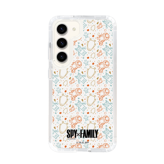 スリムプロテクションケース［ SPY×FAMILY - ぬいぐるみ - 総柄 ］