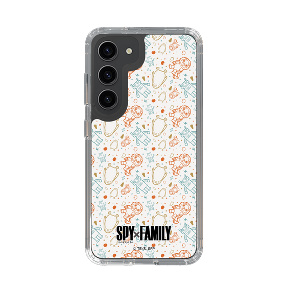 スリムプロテクションケース［ SPY×FAMILY - ぬいぐるみ - 総柄 ］