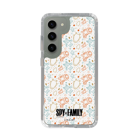 スリムプロテクションケース［ SPY×FAMILY - ぬいぐるみ - 総柄 ］