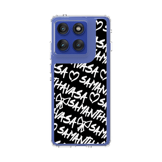 スリムプロテクションケース［ Samantha Thavasa - スクリッタ - ブラック ］