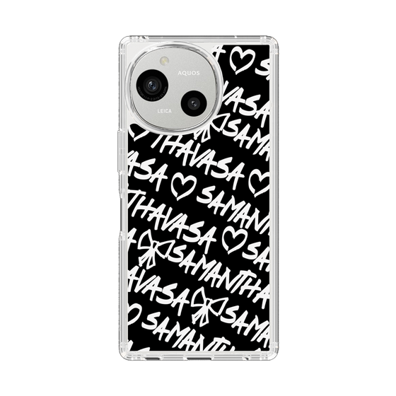 スリムプロテクションケース［ Samantha Thavasa - スクリッタ - ブラック ］