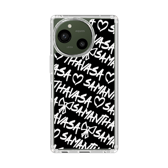 スリムプロテクションケース［ Samantha Thavasa - スクリッタ - ブラック ］