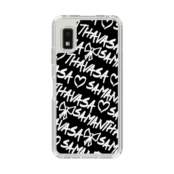 スリムプロテクションケース［ Samantha Thavasa - スクリッタ - ブラック ］