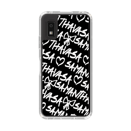 スリムプロテクションケース［ Samantha Thavasa - スクリッタ - ブラック ］