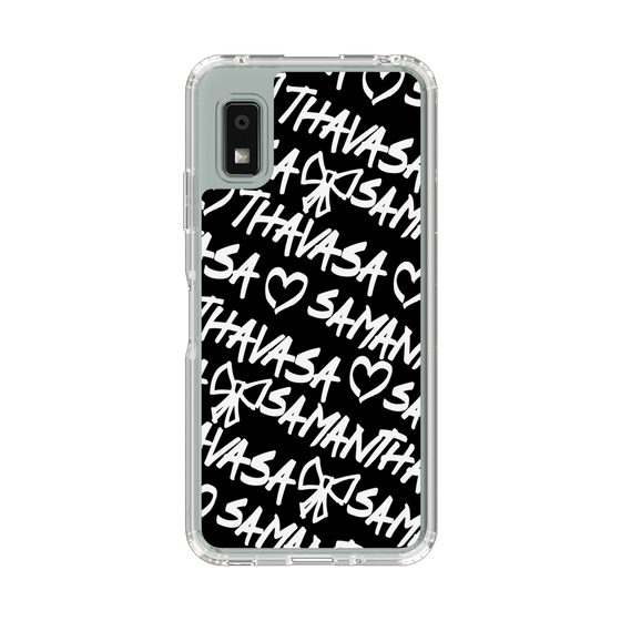 スリムプロテクションケース［ Samantha Thavasa - スクリッタ - ブラック ］