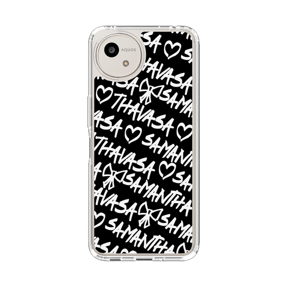 スリムプロテクションケース［ Samantha Thavasa - スクリッタ - ブラック ］