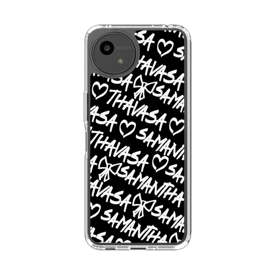 スリムプロテクションケース［ Samantha Thavasa - スクリッタ - ブラック ］