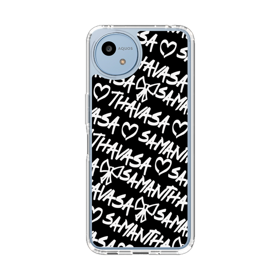 スリムプロテクションケース［ Samantha Thavasa - スクリッタ - ブラック ］