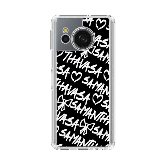 スリムプロテクションケース［ Samantha Thavasa - スクリッタ - ブラック ］