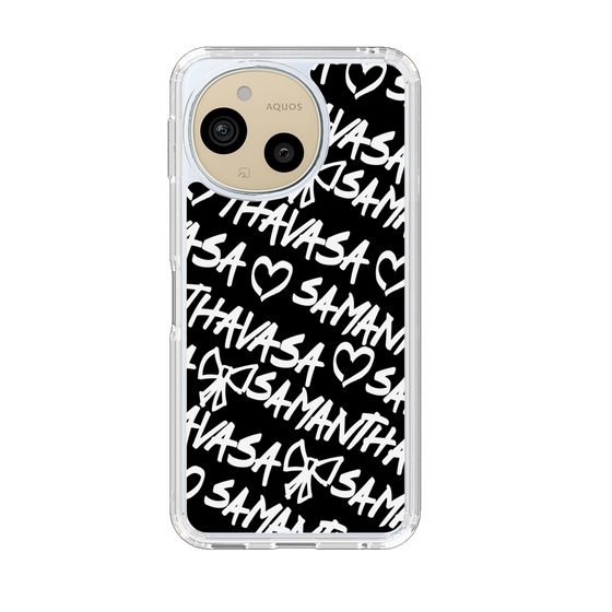 スリムプロテクションケース［ Samantha Thavasa - スクリッタ - ブラック ］