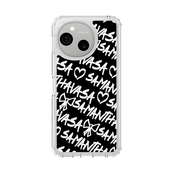 スリムプロテクションケース［ Samantha Thavasa - スクリッタ - ブラック ］