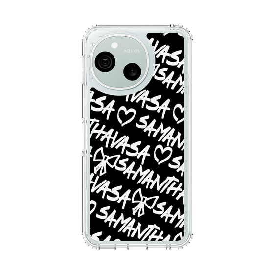 スリムプロテクションケース［ Samantha Thavasa - スクリッタ - ブラック ］